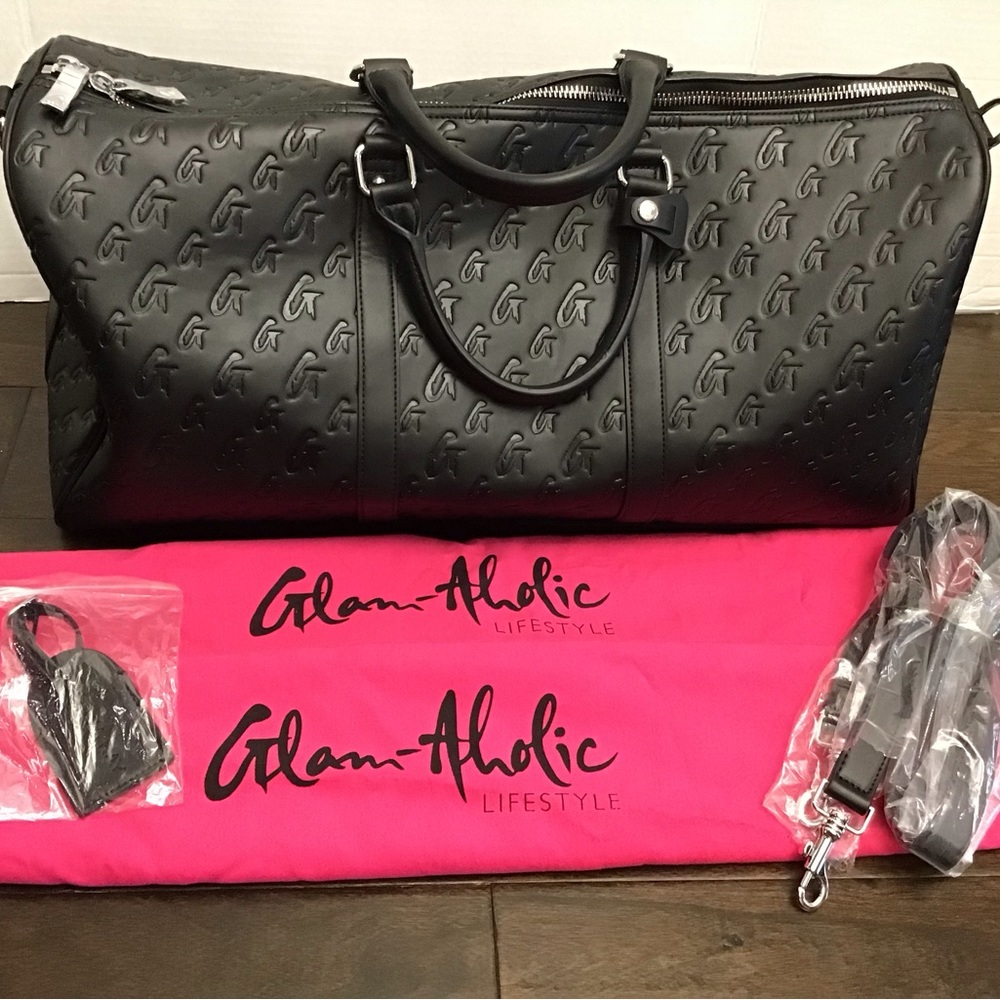 Mia Ray Glam-Aholic Duffle Bag Matte Black